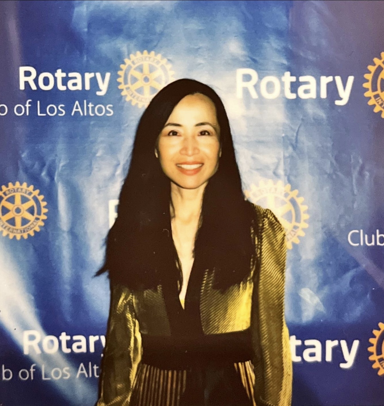 Duanni Hurd with fellow Rotary Club members
