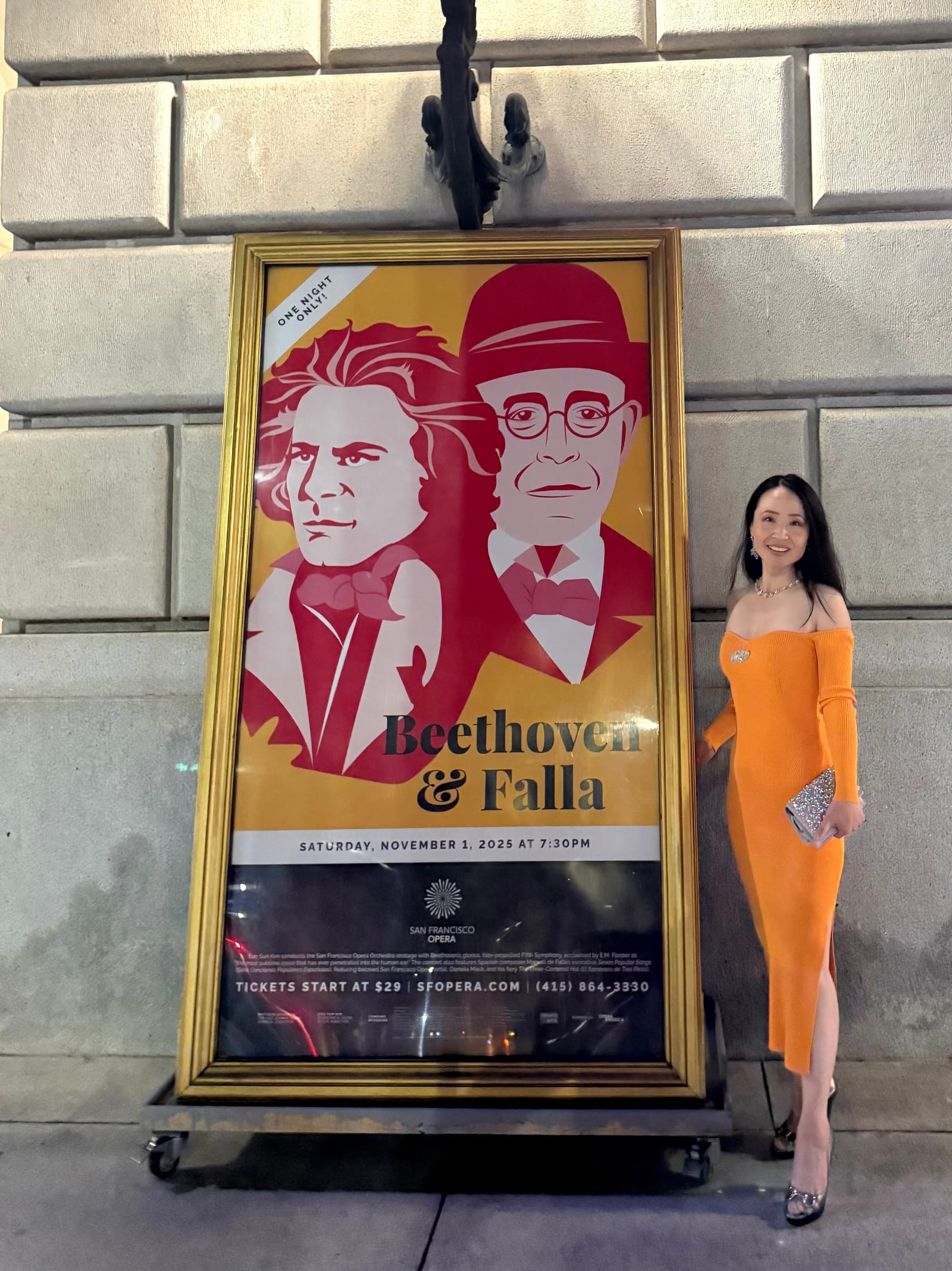 Duanni Hurd attending San Francisco Opera as a press member